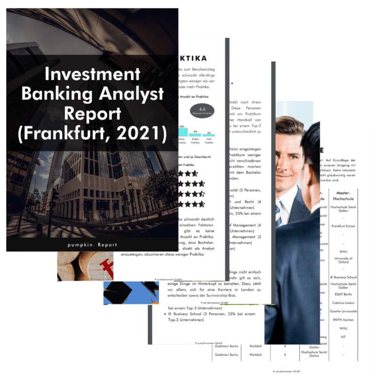 Der Investment Banking Analyst Report Frankfurt 2021 